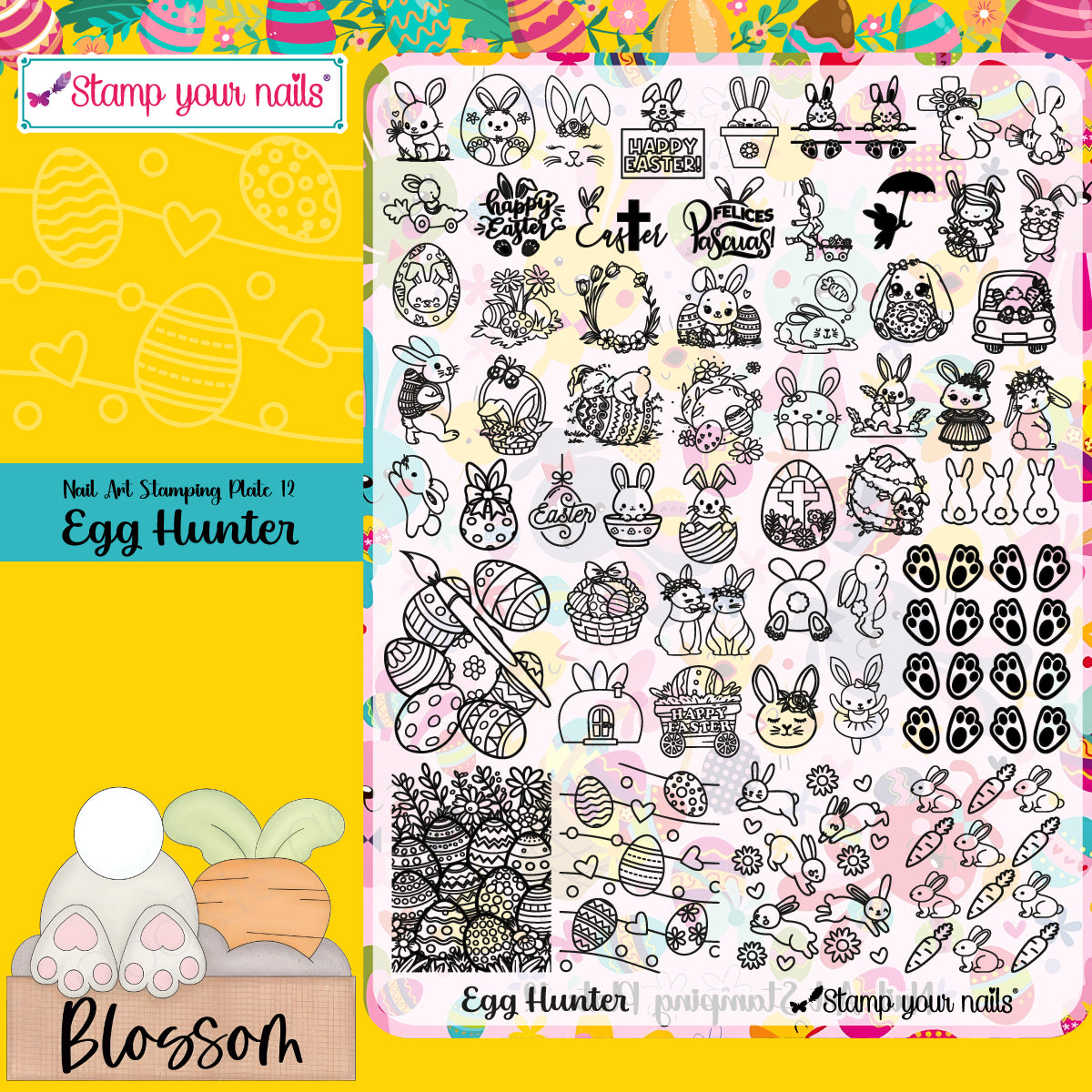 Kit egg Hunter (con 3 tonos de esmalte)