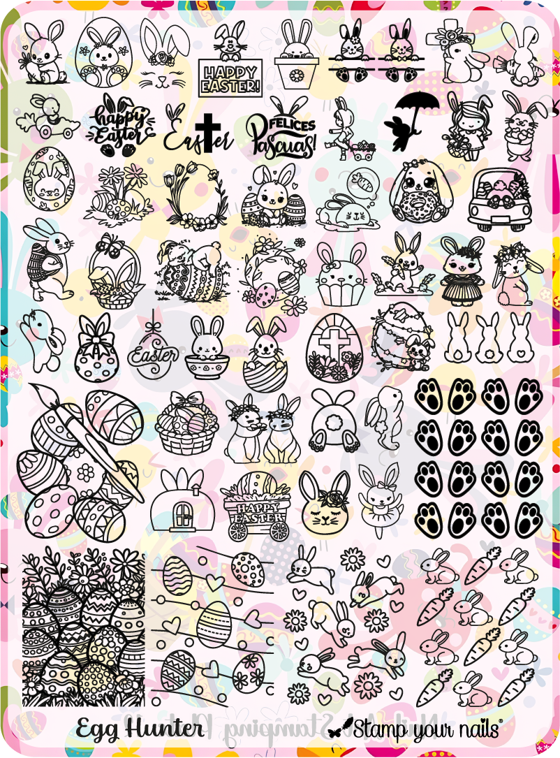Kit egg Hunter (con 3 tonos de esmalte)