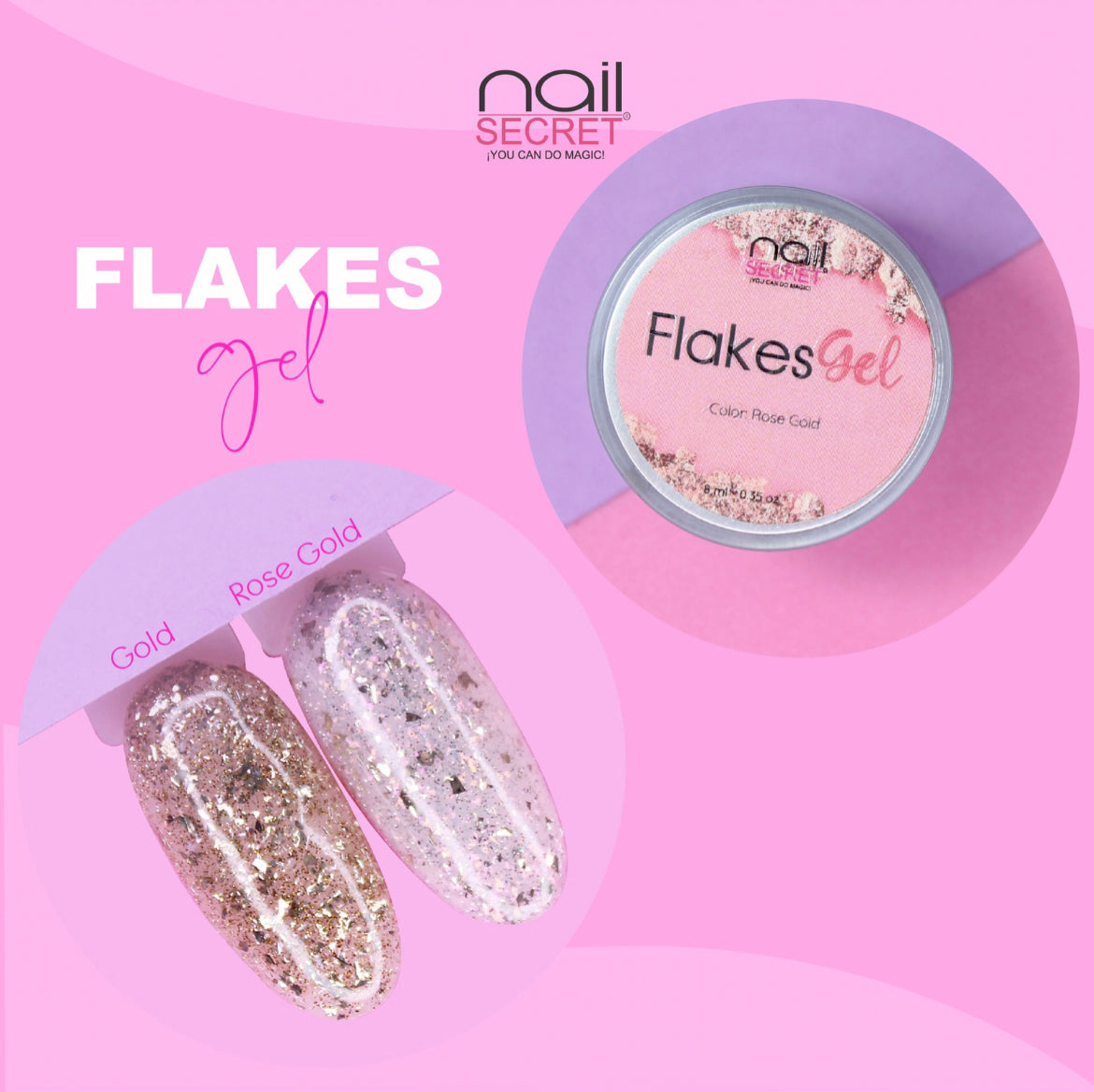 Flakes gel