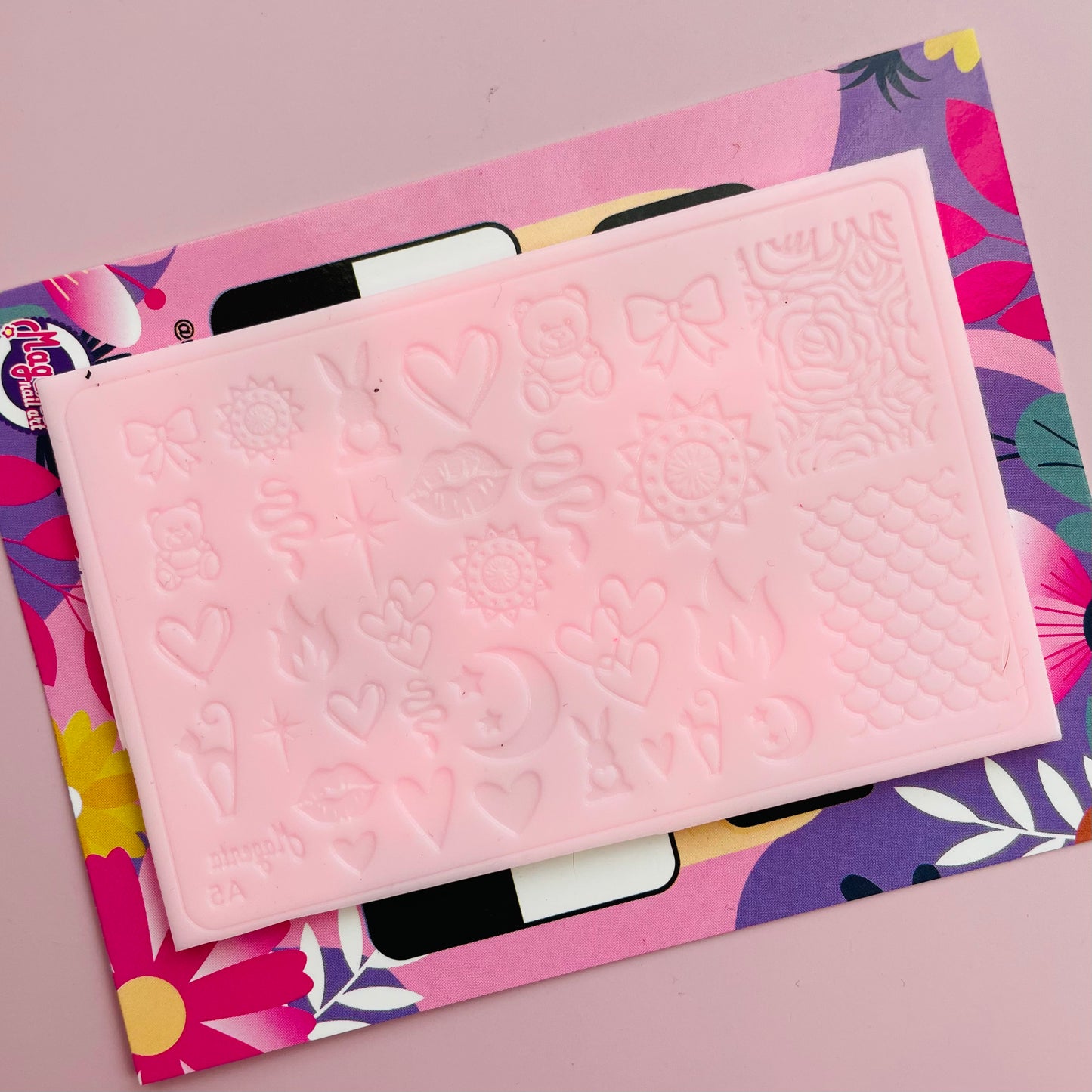 Plantilla UV magenta