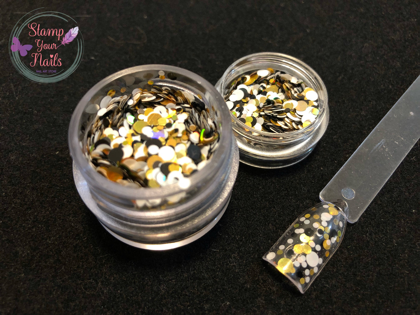 Confetti - Stamp your nails