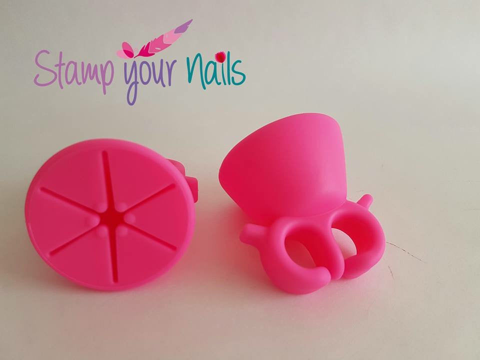 Anillo portaesmalte - Stamp your nails