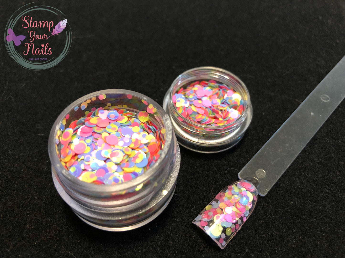 Confetti - Stamp your nails