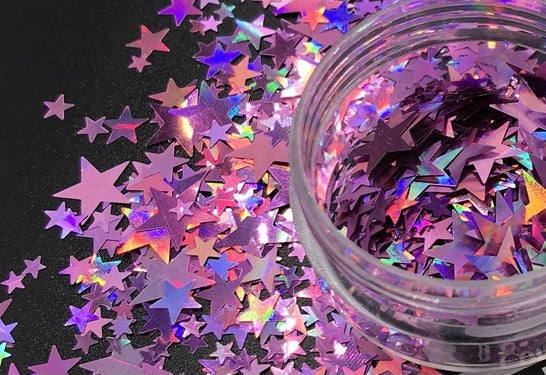 Estrella rosa tornasol