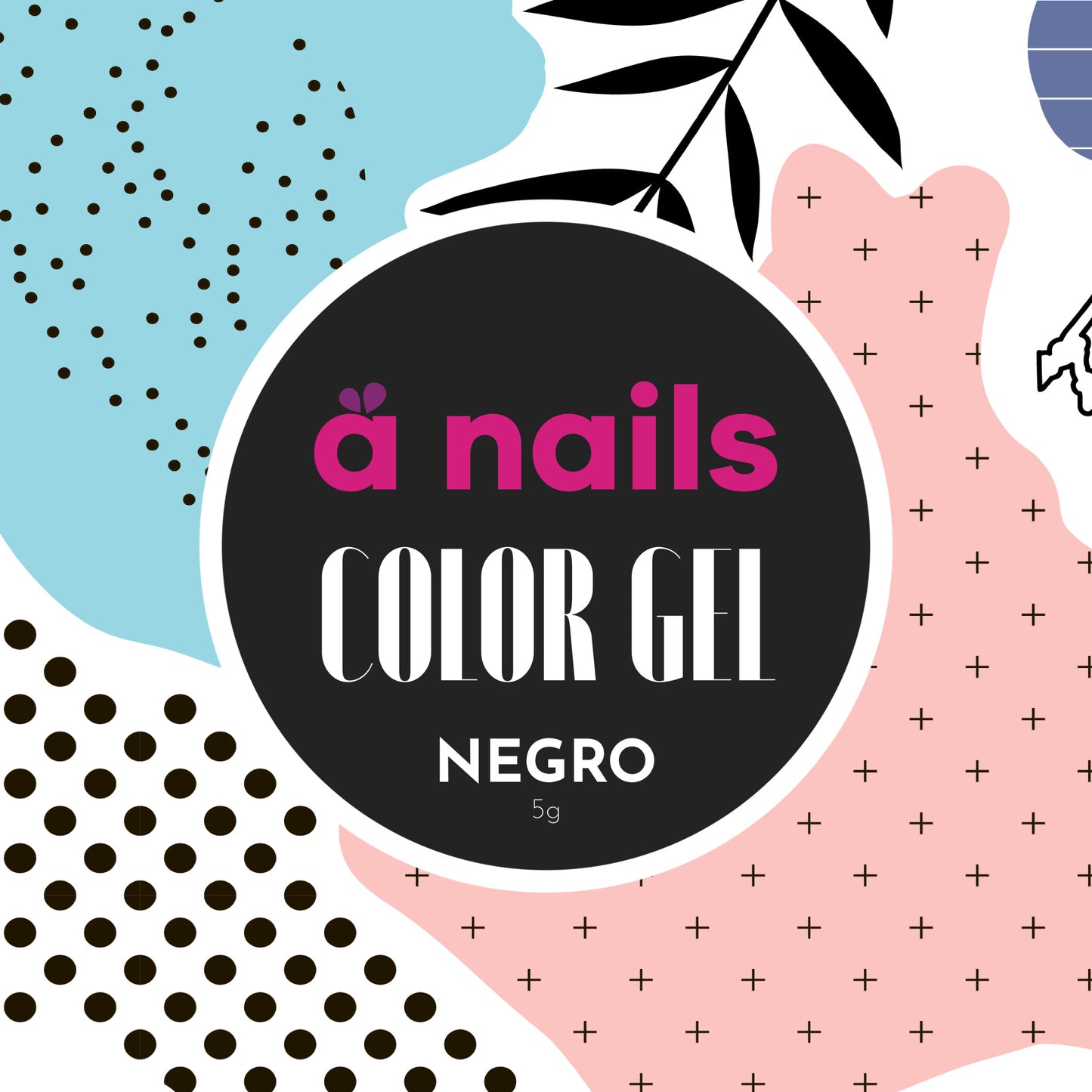 Color gel negro