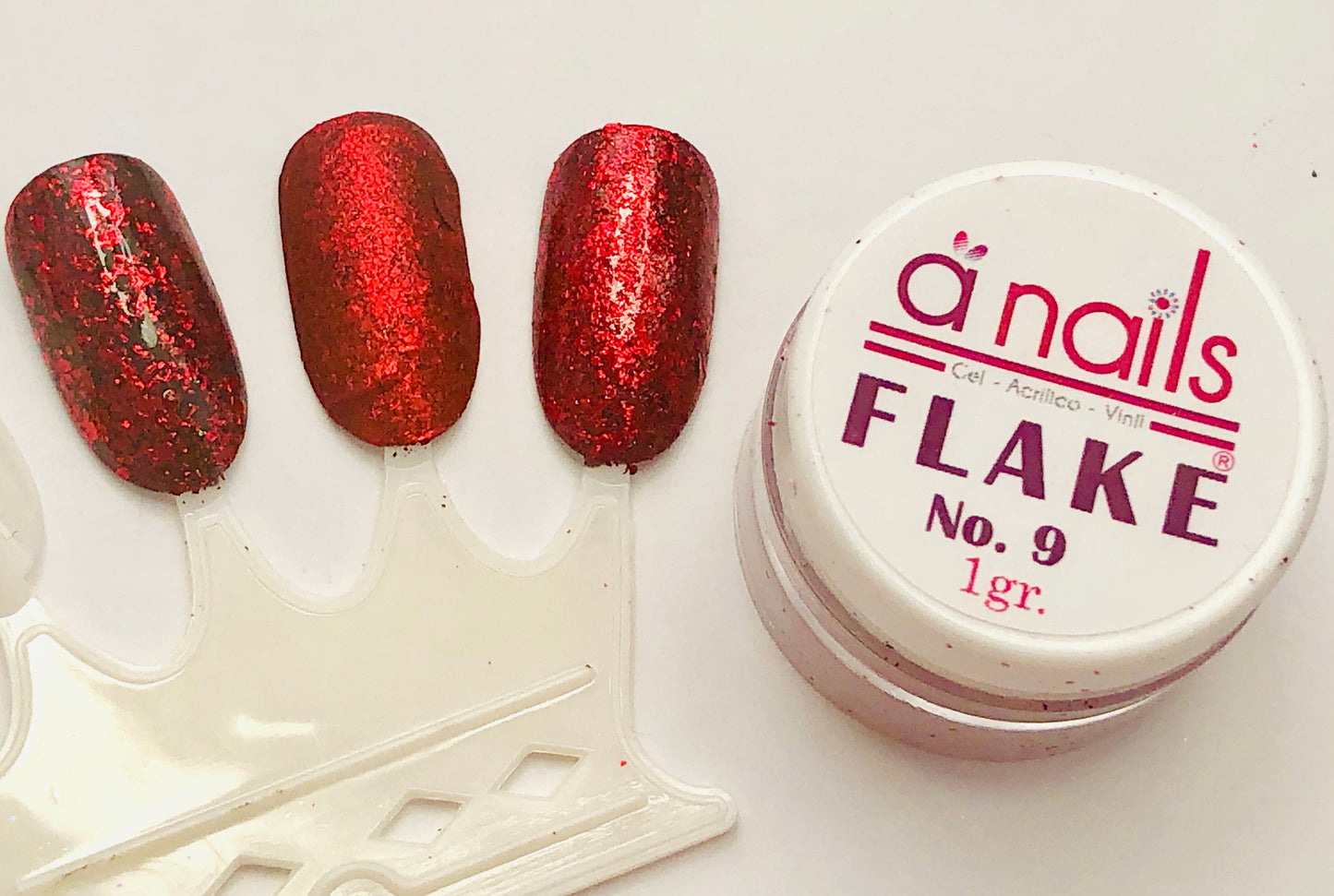 Flake 8, 9, 10 (verde, rojo y Rosa)