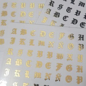 Stickers letras