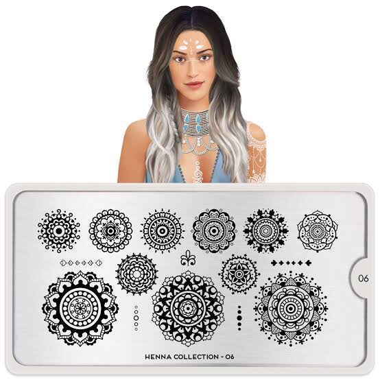 Henna 06 - Stamp your nails