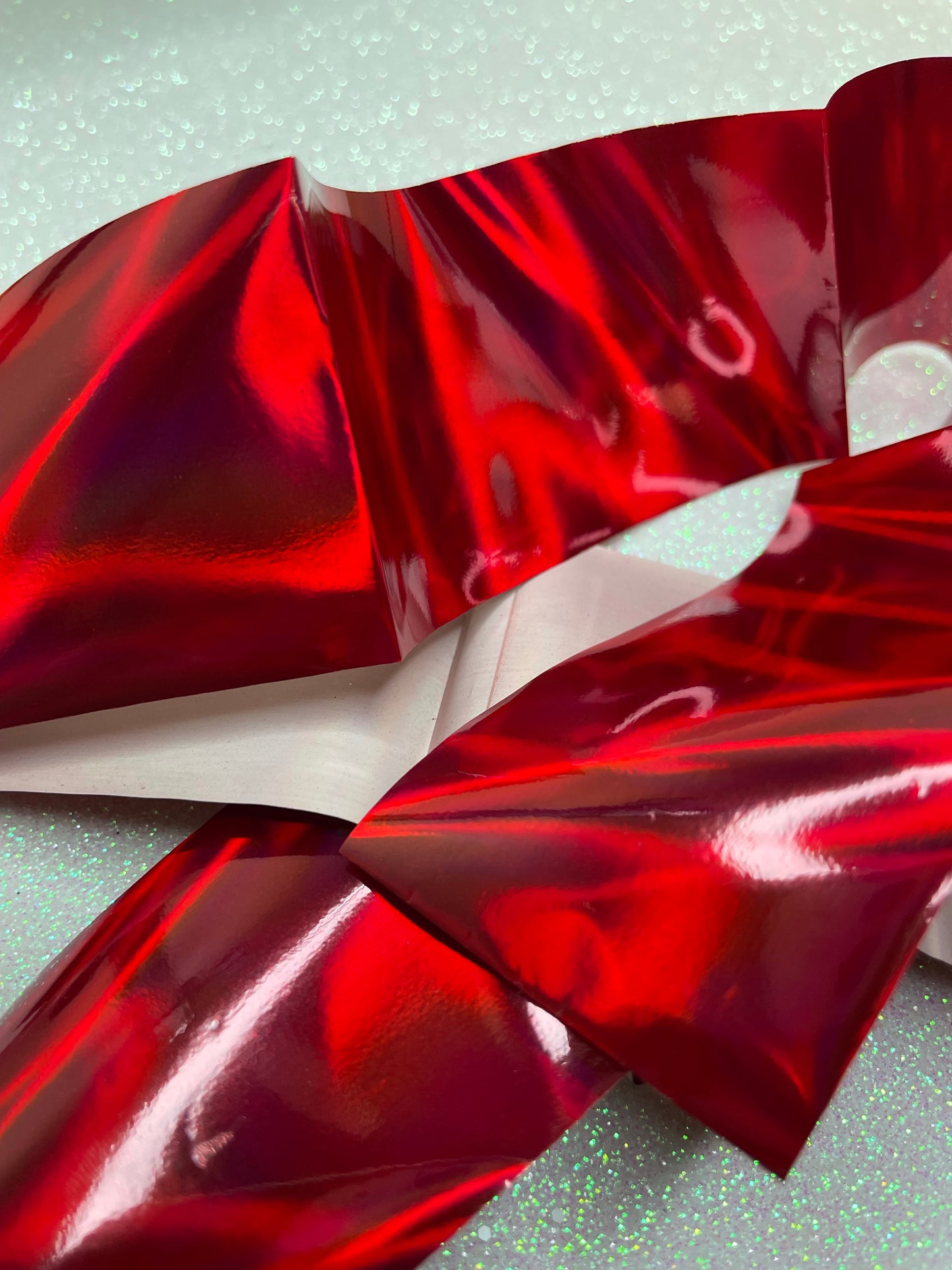 Foil rojo holográfico