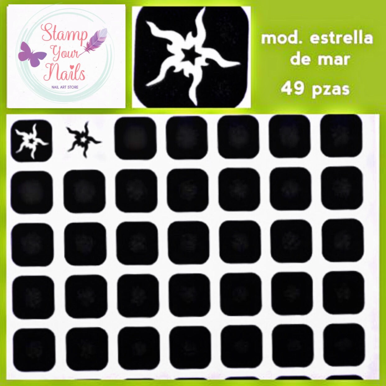 Estrella de mar - Stamp your nails