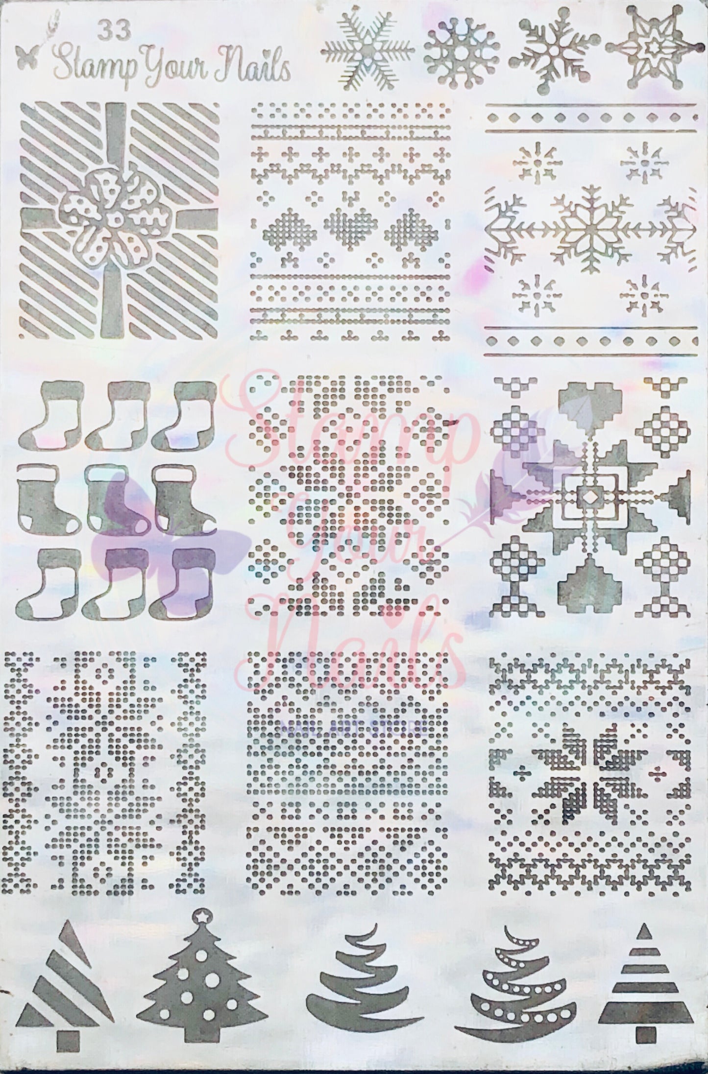 Christmas 15 - Stamp your nails