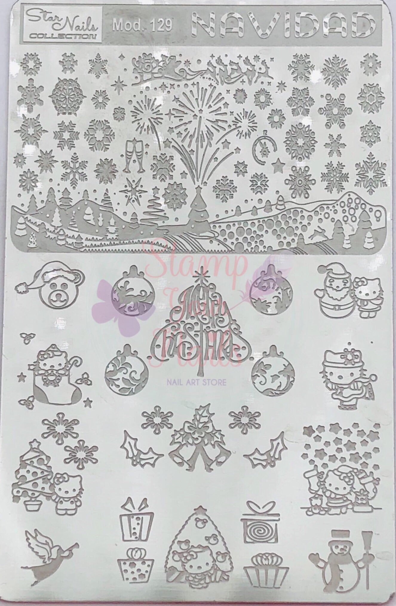 Christmas 6 - Stamp your nails