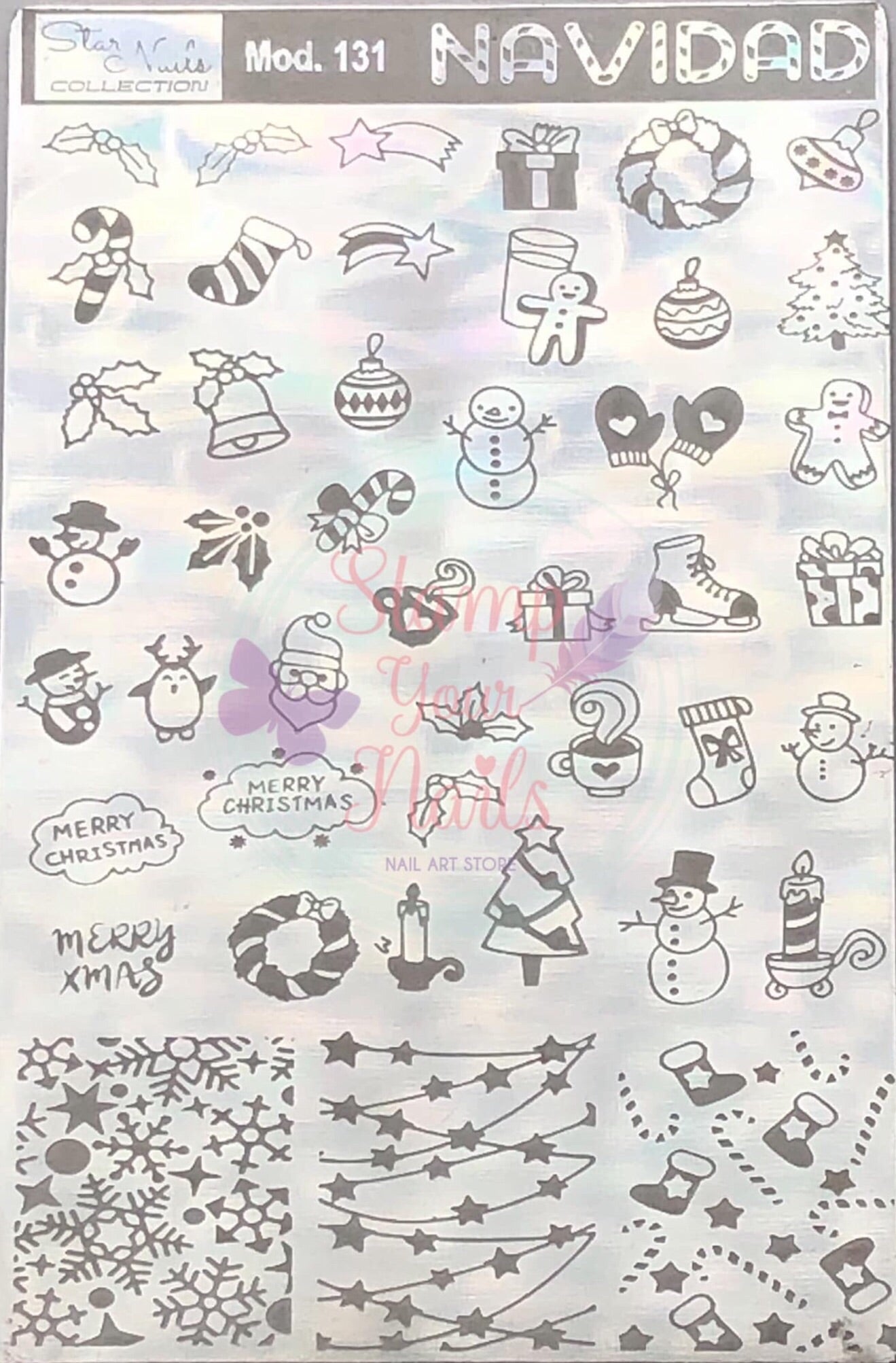 Christmas 5 - Stamp your nails