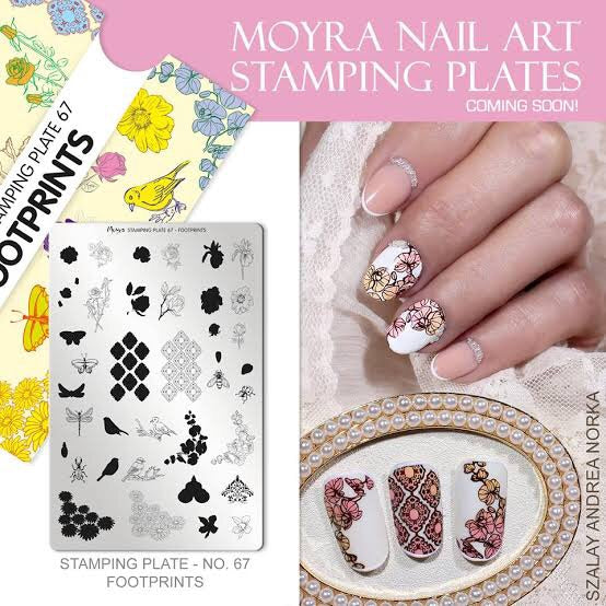 Footprints - Stamp your nails