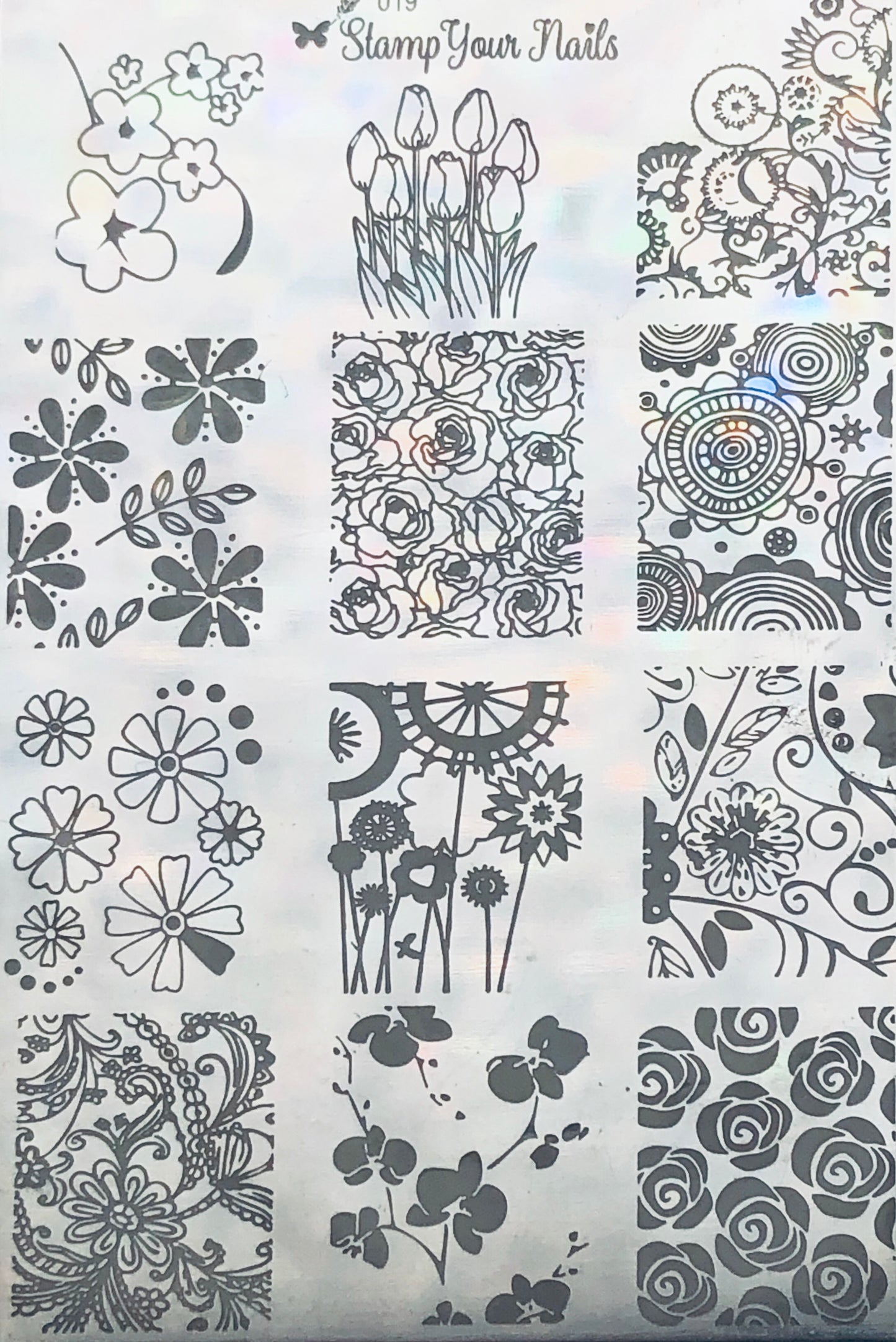 Flowers - Stamp your nails