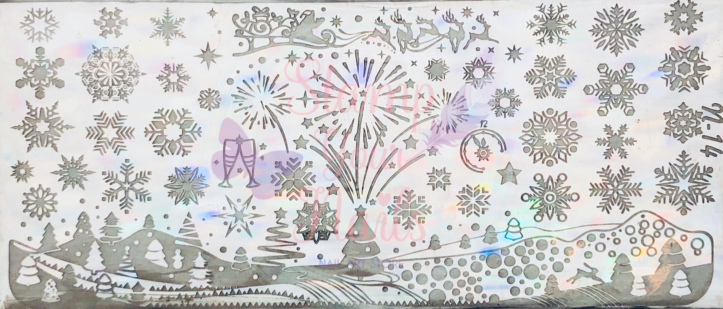 Christmas 14 - Stamp your nails