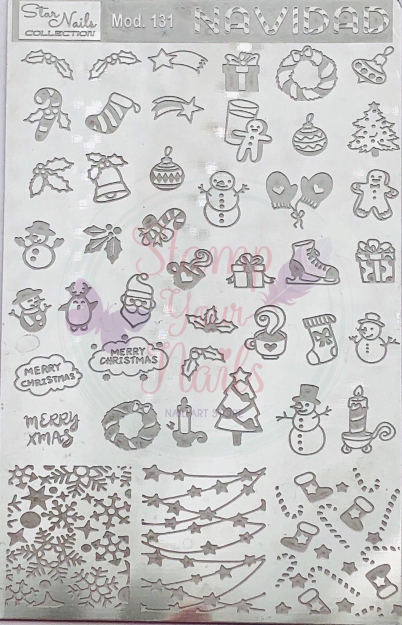 Christmas 7 - Stamp your nails