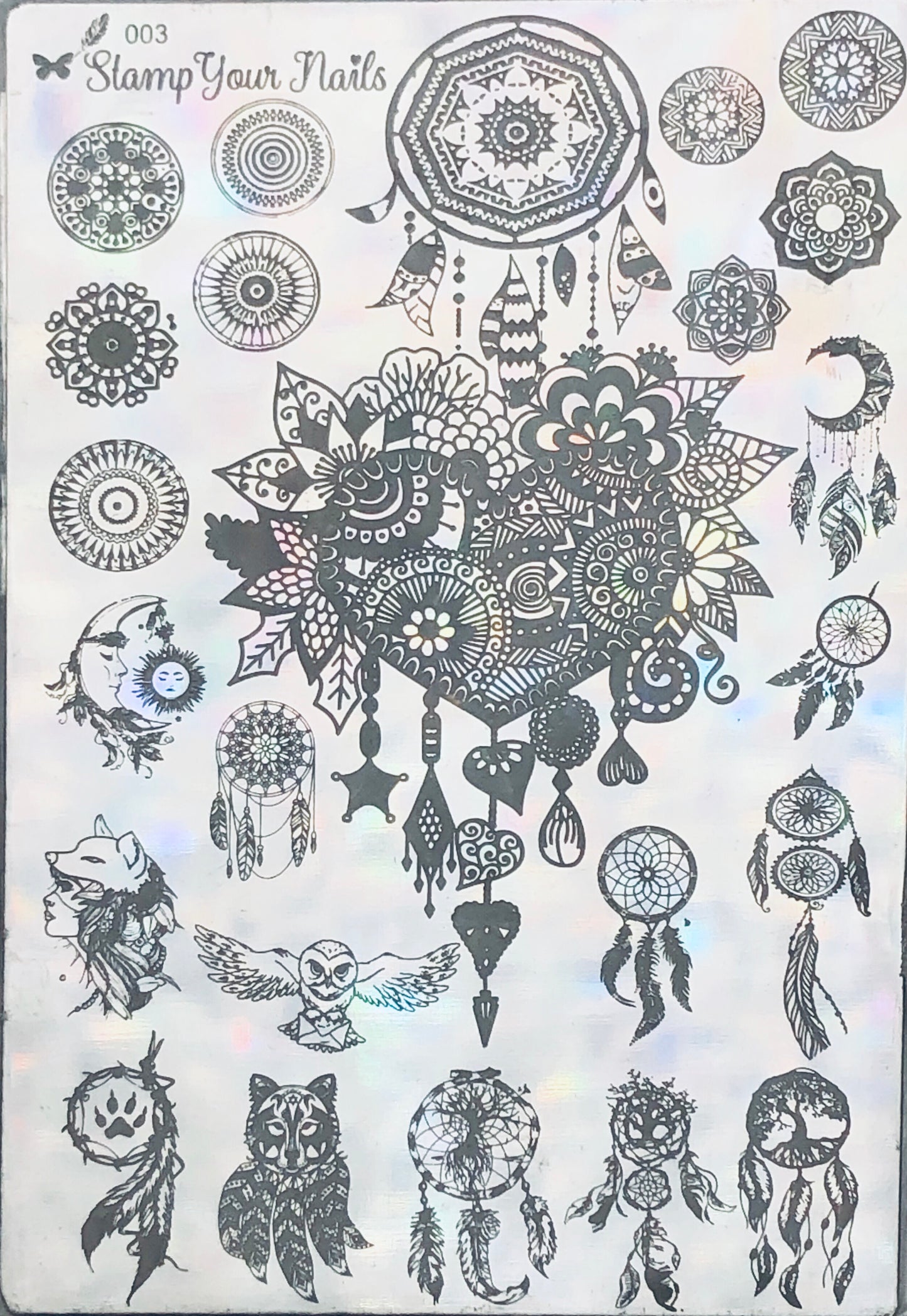 Dream catcher 1 - Stamp your nails