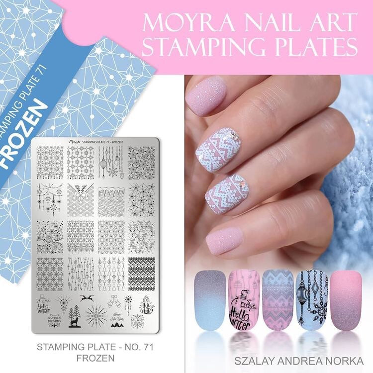 Frozen - Stamp your nails
