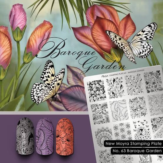 Baroque Garden - Stamp your nails