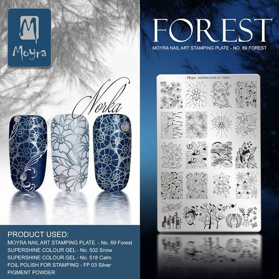 Forest - Stamp your nails