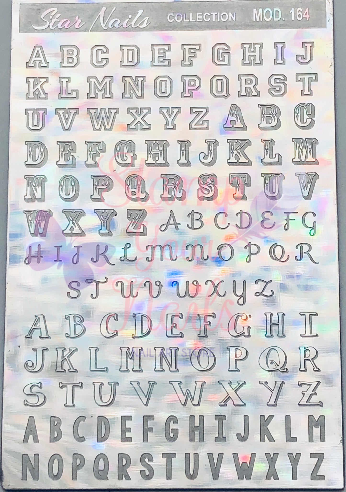 ABC - Stamp your nails