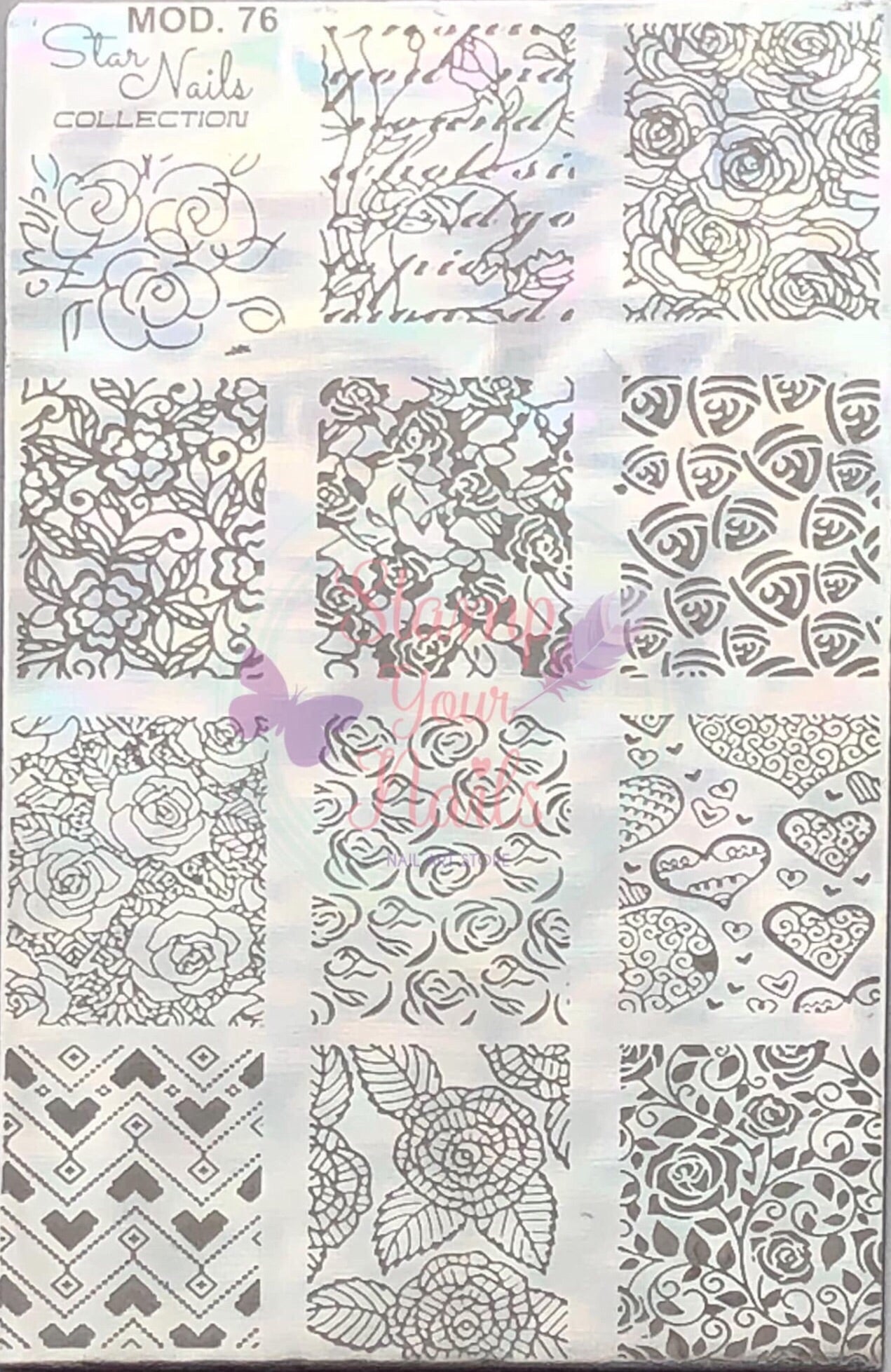 Flowers 2 - Stamp your nails