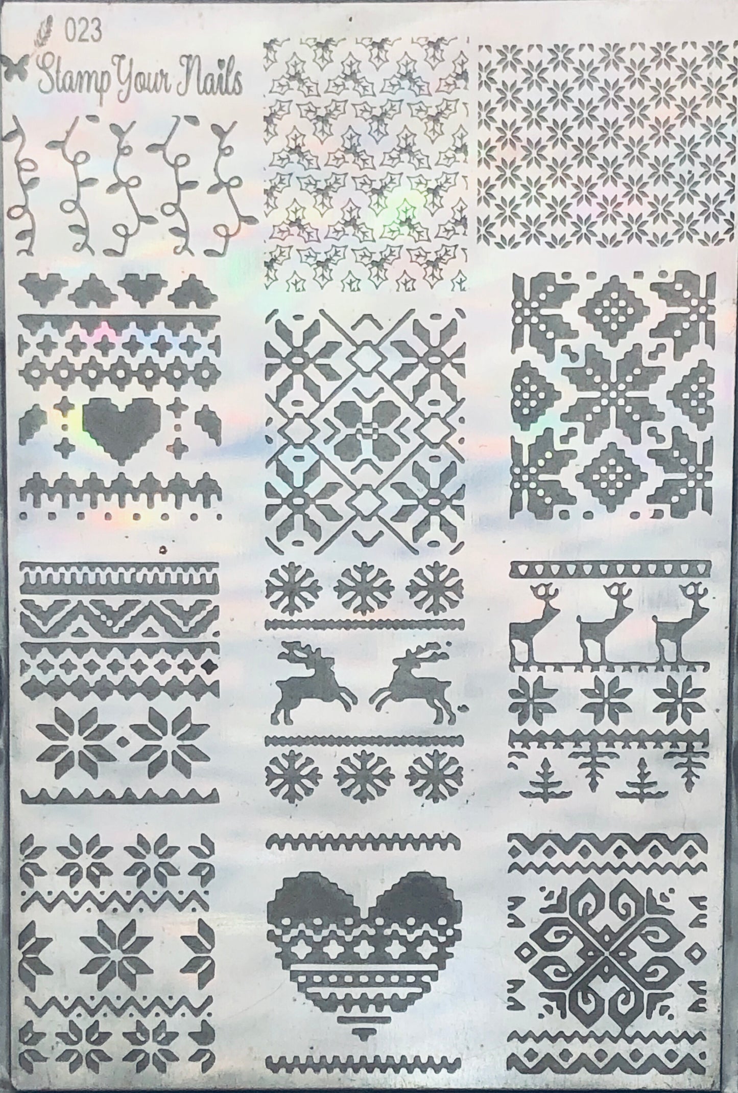 Christmas 13 - Stamp your nails