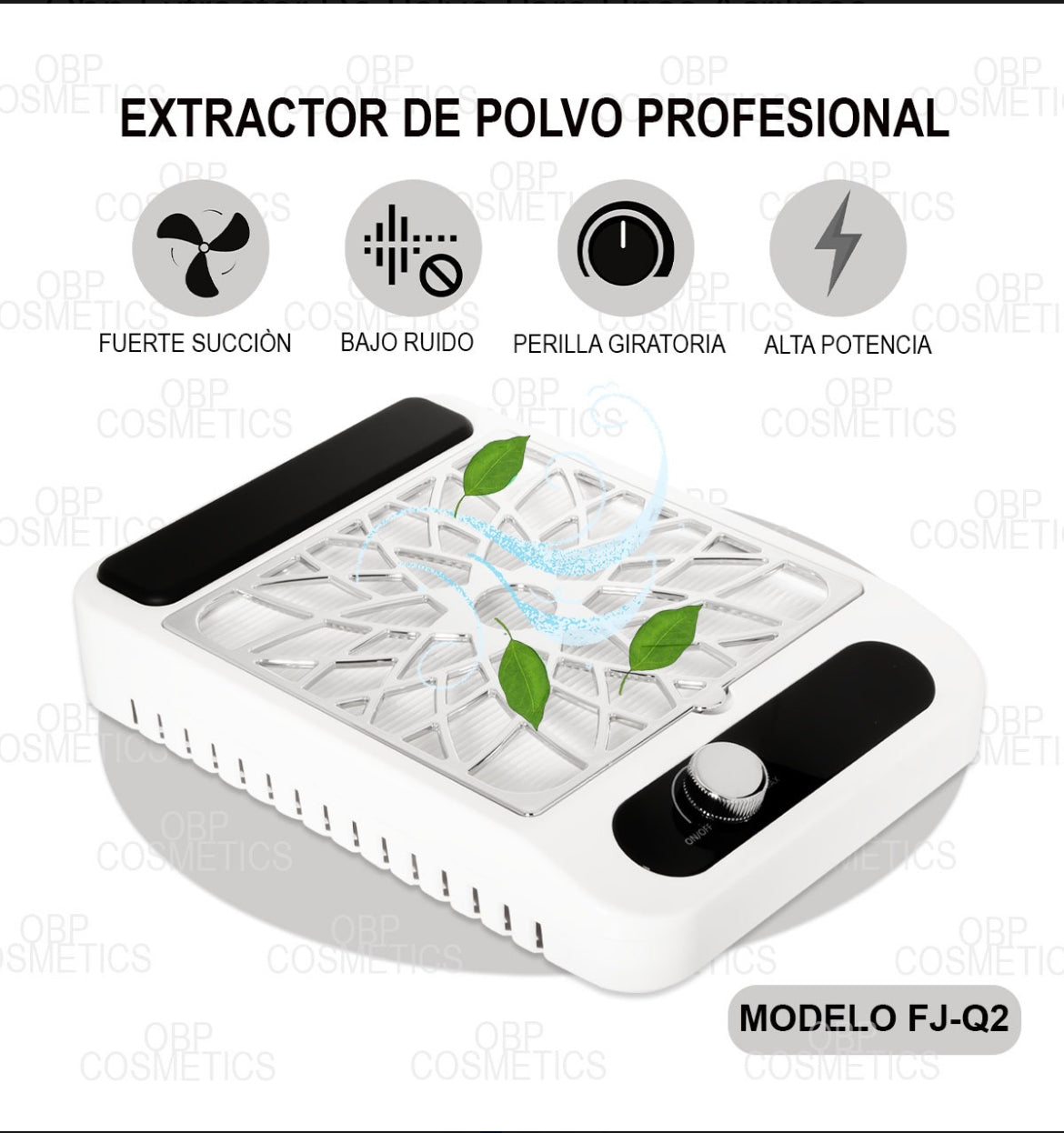 Extractor de polvo uñas
