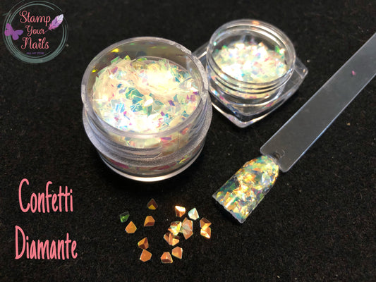 Confetti Diamante - Stamp your nails