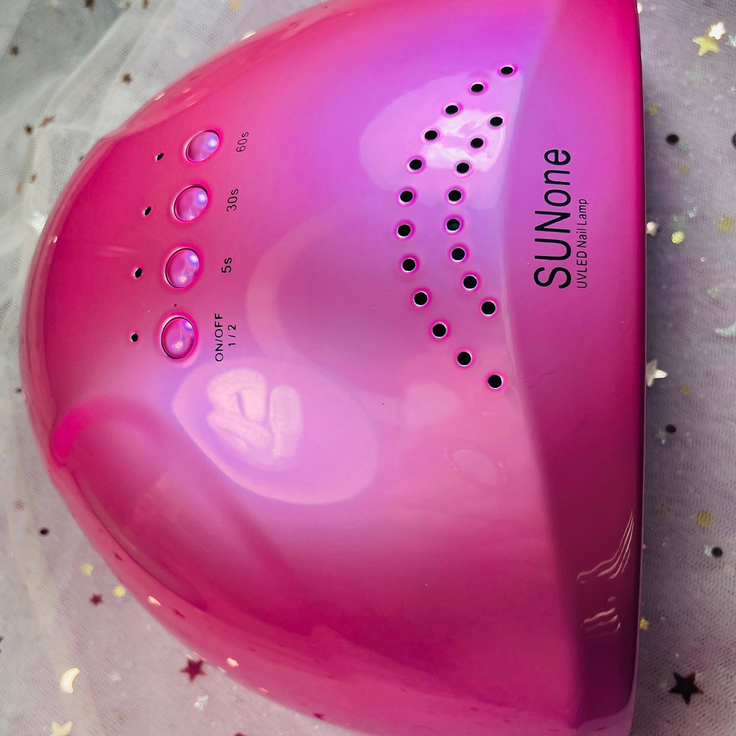 Lámpara rosa holo