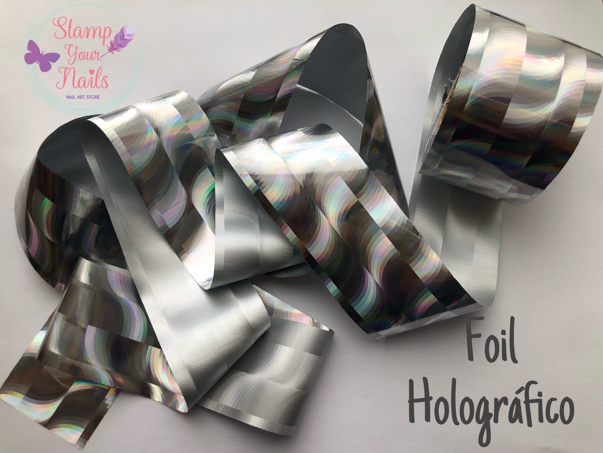 Foil holográfico - Stamp your nails