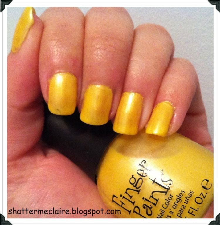 Finger Paints - Art Nouv-Yellow