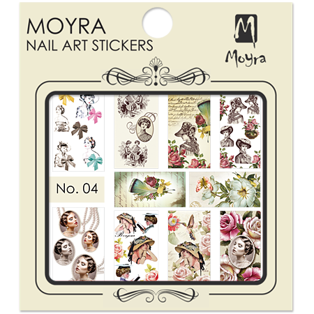 Nail art sticker Moyra 04
