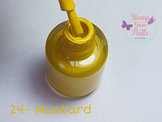 24 Mustard - Stamp your nails