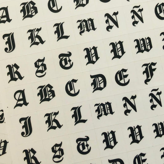 Stickers letras