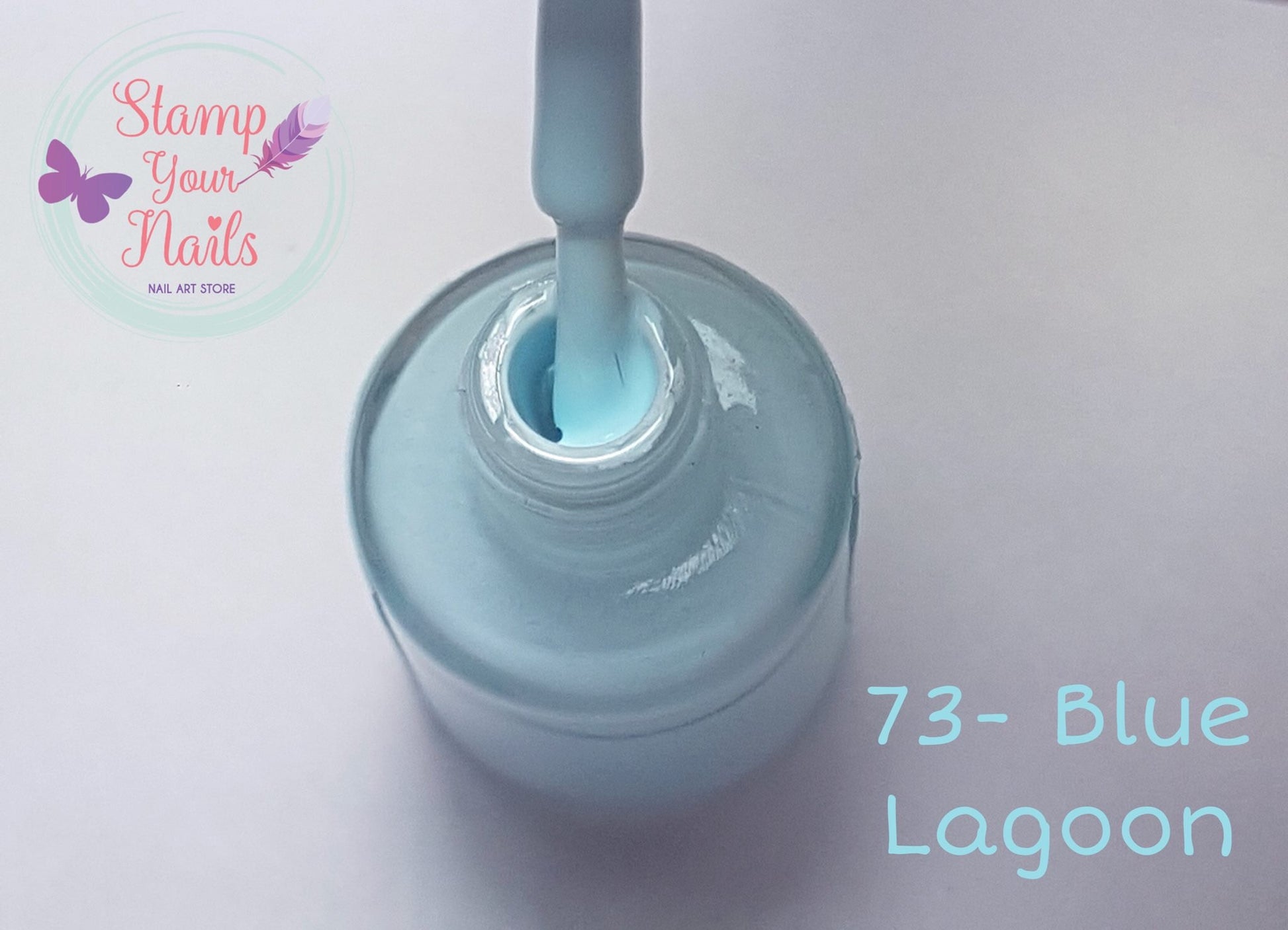 73 Blue Lagoon - Stamp your nails