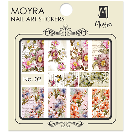 Nail art sticker Moyra 02
