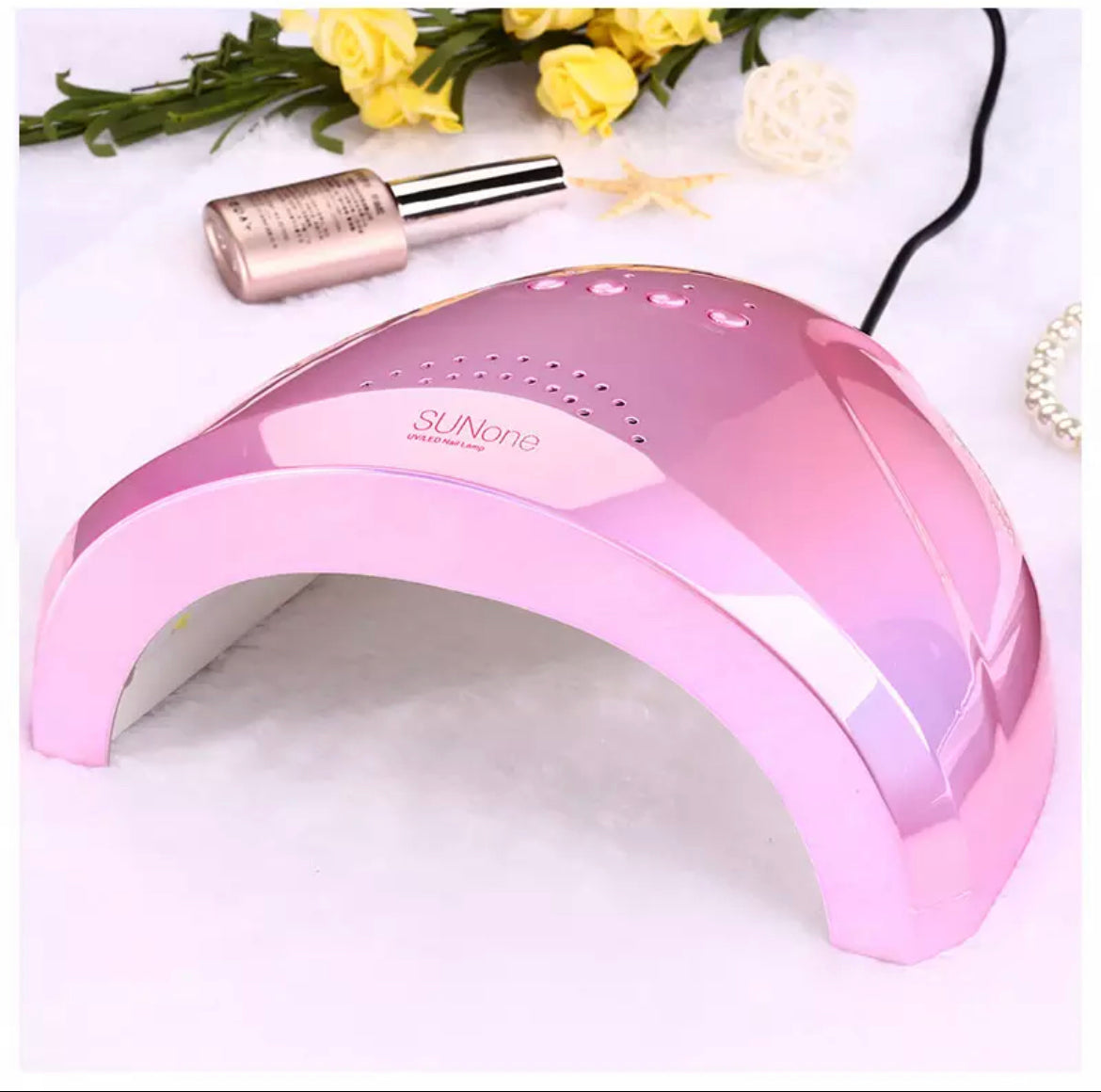 Lámpara rosa holo