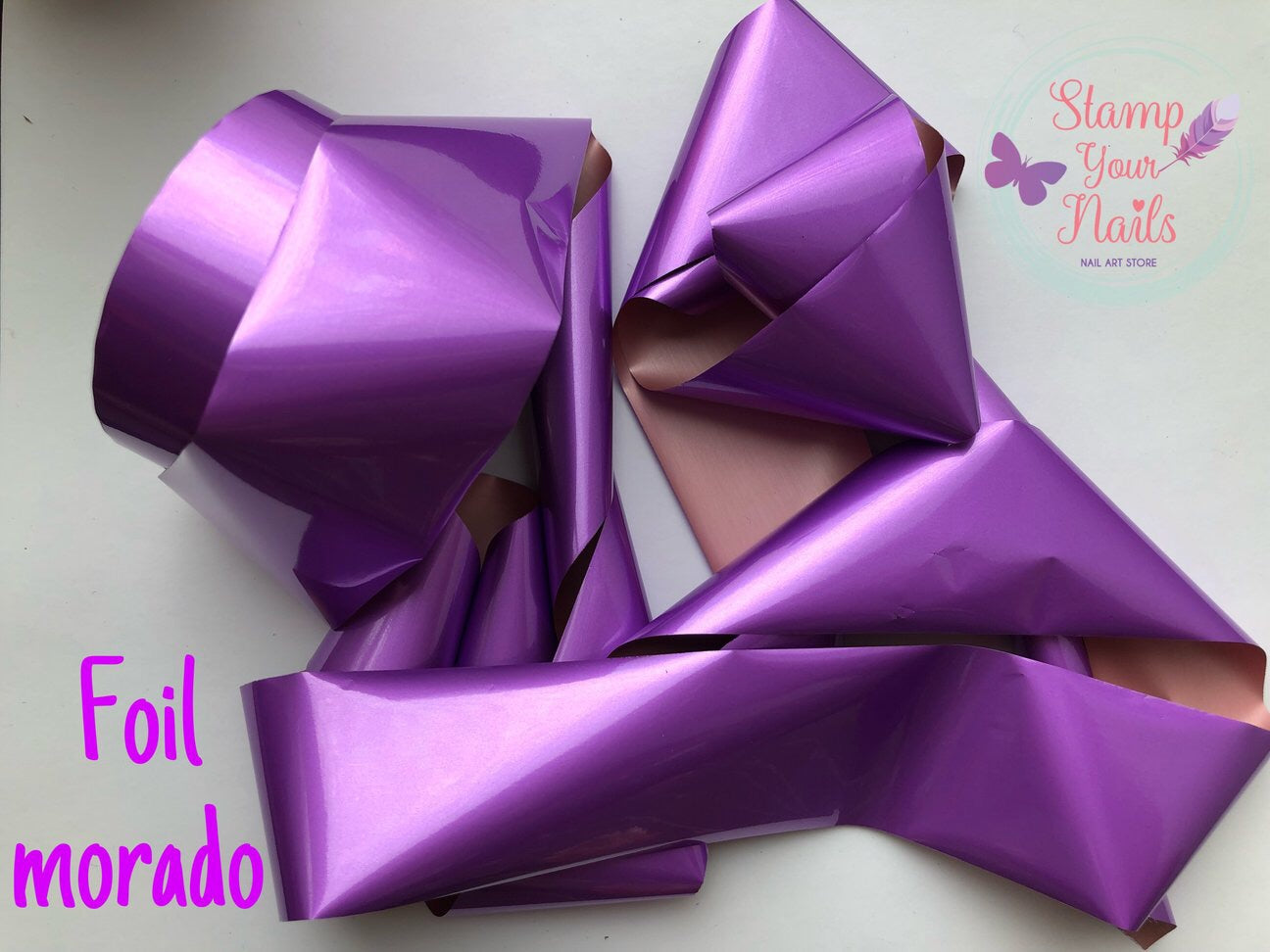 Foil Morado - Stamp your nails