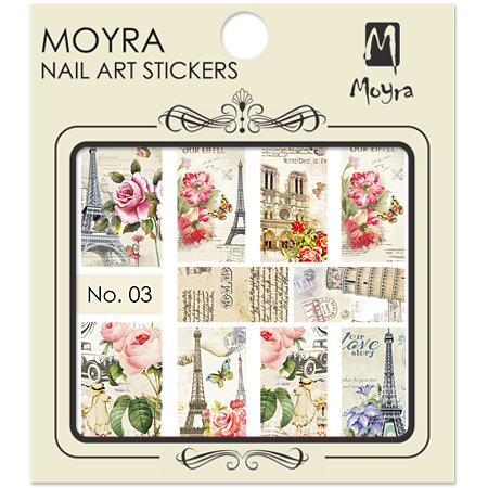 Nail art sticker Moyra 03