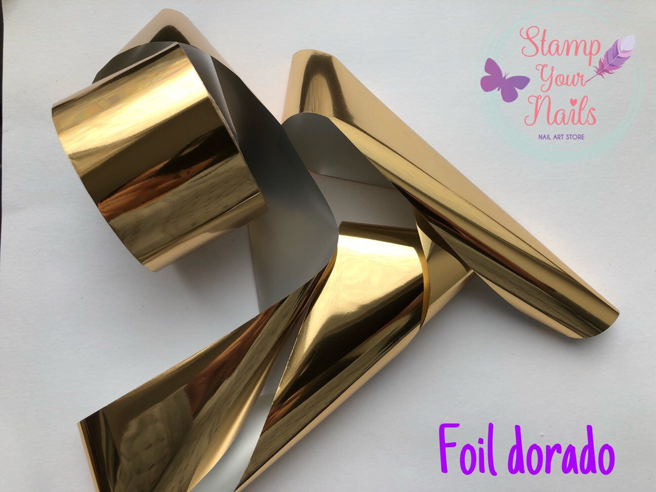 Foil dorado - Stamp your nails