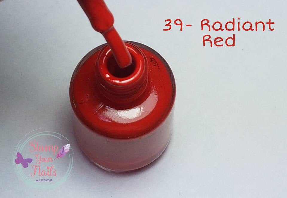39 Radiant Red - Stamp your nails