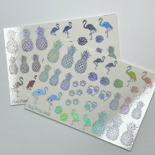 Sticker metálico Piñas