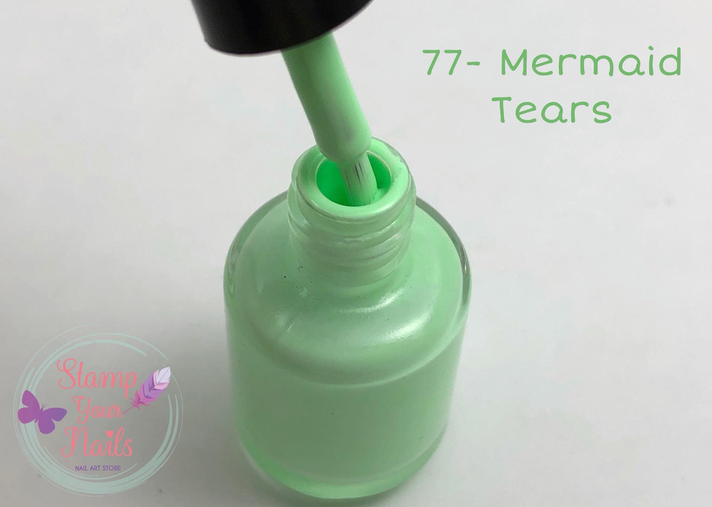 77 Mermaid Tears - Stamp your nails