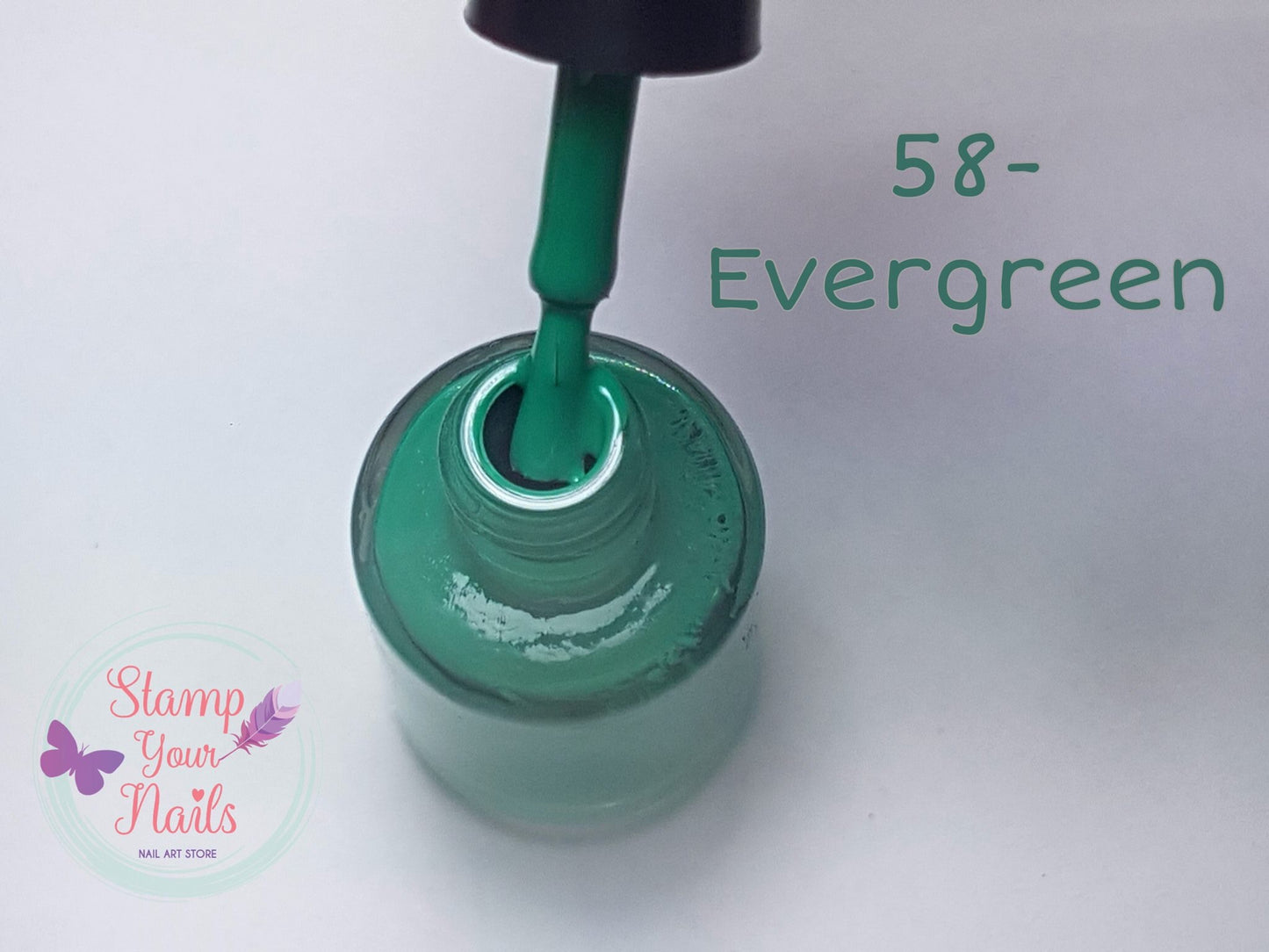 58 Evergreen - Stamp your nails