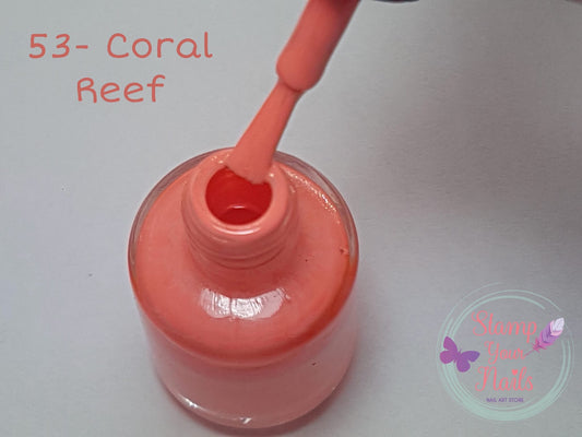 53 Coral Reef - Stamp your nails