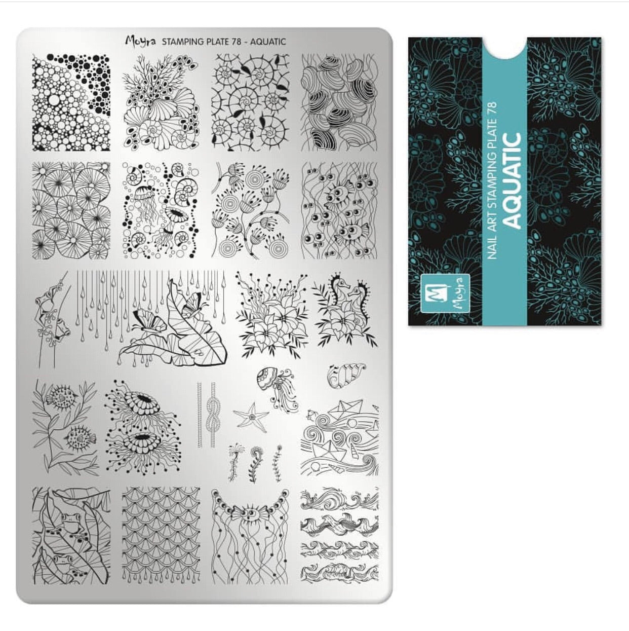 Aquatic - Stamp your nails