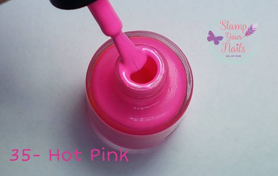 35 Hot Pink - Stamp your nails