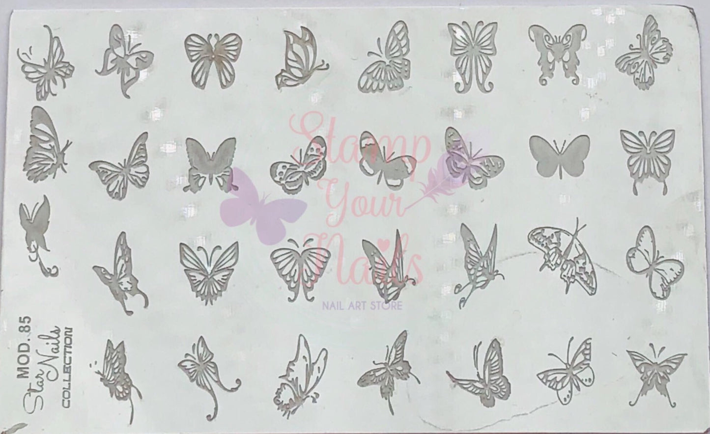 Butterflies - Stamp your nails